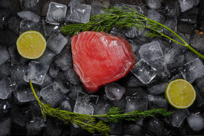 Tonfisk stekar sashimi