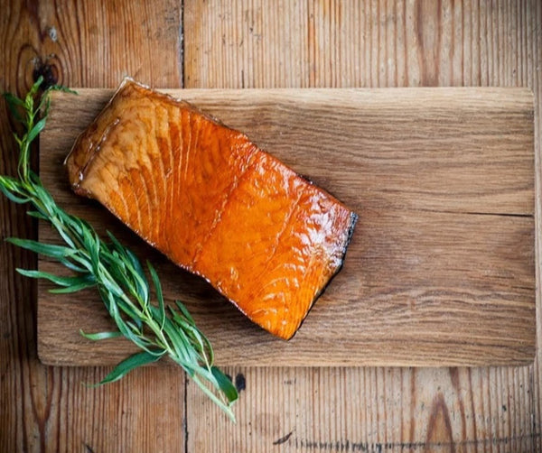 Varmrökt regnbågslax